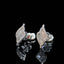 14K GOLD 0.26 CT NATURAL H DIAMOND EARRINGS