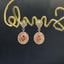 14K GOLD 0.48 CTW NATURAL PINK DIAMOND & DIAMOND EARRINGS
