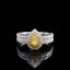 14K GOLD 0.82 CT NATURAL COLOR DIAMOND RING