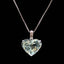 14K GOLD 11 CT NATURAL AQUAMARINE & DIAMOND PENDANT( WITHOUT CHAIN )