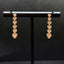 14K GOLD 0.5 CT NATURAL H DIAMOND EARRINGS