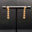 14K GOLD 0.5 CT NATURAL H DIAMOND EARRINGS