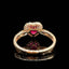 14K GOLD 2.08 CTW NATURAL RUBY & DIAMOND RING