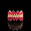 14K GOLD 1.57 CTW NATURAL RUBY & DIAMOND RING