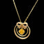 14K GOLD 0.78 CT NATURAL COLOR DIAMOND NECKLACE