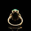 14K GOLD 6.01 CTW NATURAL OPAL & DIAMOND RING