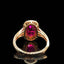 14K GOLD 3.12 CTW NATURAL TOURMALINE & DIAMOND RING