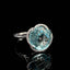 14K GOLD 7.18 CTW NATURAL TOPAZ & DIAMOND RING