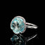 14K GOLD 7.18 CTW NATURAL TOPAZ & DIAMOND RING