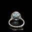 14K GOLD 7.18 CTW NATURAL TOPAZ & DIAMOND RING
