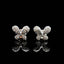 14K GOLD 0.35 CTW NATURAL H DIAMOND EARRINGS