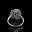 14K GOLD 1.53 CTW NATURAL PARAIBA TOURMALINE & DIAMOND RING