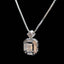 14K GOLD 0.46 CT NATURAL H DIAMOND PENDANT( WITHOUT CHAIN )