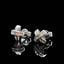 14K GOLD 0.22 CT NATURAL H DIAMOND EARRINGS