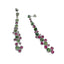 14K GOLD 9.9 CT NATURAL TOURMALINE EARRINGS