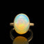 14K GOLD 3.8 CT NATURAL OPAL RING