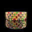 14K GOLD 1.58 CTW NATURAL RUBY & SAPPHIRE & EMERALD & DIAMOND RING