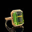 14K GOLD 11.05 CT NATURAL TOURMALINE & DIAMOND RING