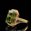14K GOLD 11.05 CT NATURAL TOURMALINE & DIAMOND RING