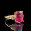 14K GOLD 4.52 CTW NATURAL TOURMALINE & DIAMOND RING