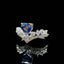 14K GOLD 0.97 CTW NATURAL SPINEL & DIAMOND RING