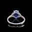 14K GOLD 2.50 CTW NATURAL TANZANITE & DIAMOND RING