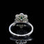 14K GOLD 1.43 CTW VIVID GREEN NATURAL EMERALD & DIAMOND RING/PENDANT( WITHOUT CHAIN )