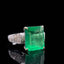 14K GOLD 4.8 CTW NATURAL EMERALD & DIAMOND RING