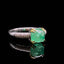 14K GOLD 1.87 CTW NATURAL EMERALD & DIAMOND RING