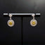14K GOLD 1.32 CT NATURAL COLOR DIAMOND EARRINGS