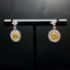 14K GOLD 1.32 CT NATURAL COLOR DIAMOND EARRINGS