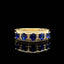 14K GOLD 1.43 CTW NATURAL SAPPHIRE & DIAMOND RING