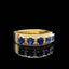 14K GOLD 1.43 CTW NATURAL SAPPHIRE & DIAMOND RING