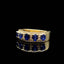 14K GOLD 1.43 CTW NATURAL SAPPHIRE & DIAMOND RING