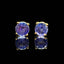 14K GOLD 2.34 CT NATURAL TANZANITE EARRINGS