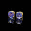 14K GOLD 2.34 CT NATURAL TANZANITE EARRINGS