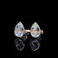 14K GOLD 2.2 CT NATURAL AQUAMARINE EARRINGS