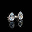 14K GOLD 2.2 CT NATURAL AQUAMARINE EARRINGS