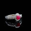 14K GOLD 0.87 CTW NATURAL RUBY & DIAMOND RING