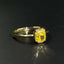 14K GOLD 1 CT NATURAL YELLOW DIAMOND RING