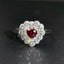 14K GOLD 1.12 CTW NATURAL RUBY & DIAMOND RING