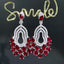 14K GOLD 6.56 CTW NATURAL RUBY & DIAMOND EARRINGS