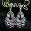 14K GOLD 6.56 CTW NATURAL RUBY & DIAMOND EARRINGS