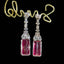 14K GOLD 10 CT NATURAL TOURMALINE & COLOURED GEMSTONE EARRINGS