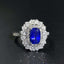 14K GOLD 2.01 CTW NATURAL SAPPHIRE & DIAMOND RING/PENDANT( WITHOUT CHAIN )