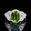 14K GOLD 4.58 CTW NATURAL TOURMALINE & DIAMOND RING