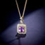 14K GOLD 0.95 CTW NATURAL SAPPHIRE & DIAMOND NECKLACE