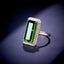 14K GOLD 6.41 CTW NATURAL TOURMALINE & DIAMOND RING
