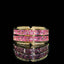14K GOLD 2.33 CTW NATURAL PADPARADSCHA SAPPHIRE & DIAMOND RING