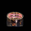 14K GOLD 2.33 CTW NATURAL PADPARADSCHA SAPPHIRE & DIAMOND RING
